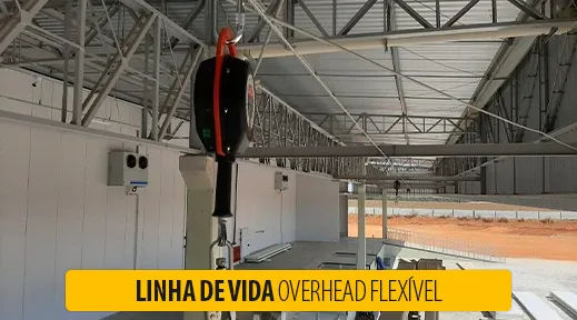 Linha de vida Overhead flexível